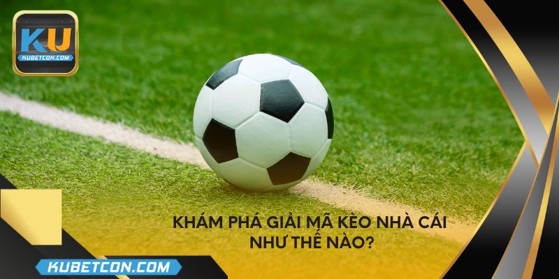 Khám phá giải mã kèo nhà cái như thế nào?